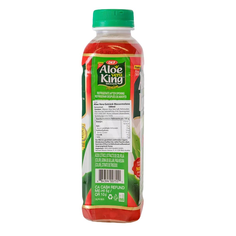 OKF Aloe Vera Getränk Wassermelone 500ML