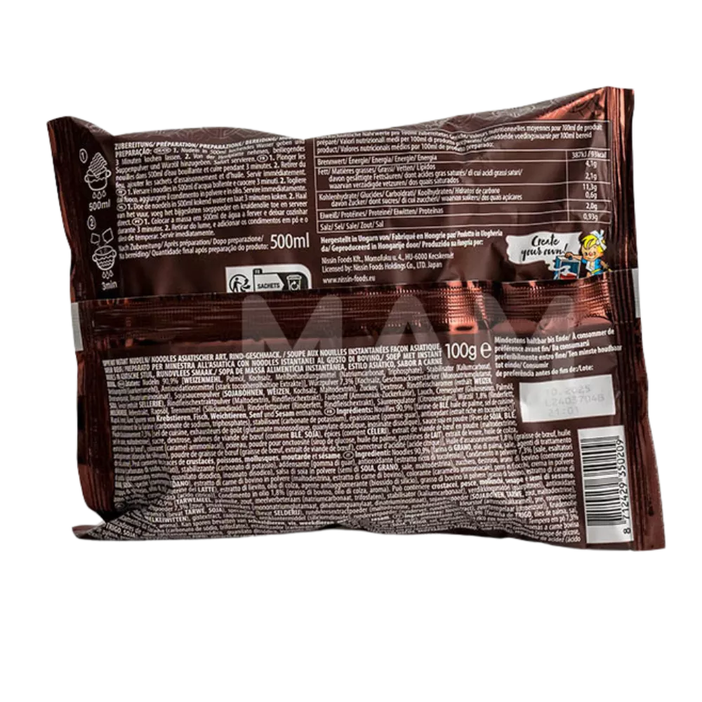 NISSIN Demae Ramen Beef 100G