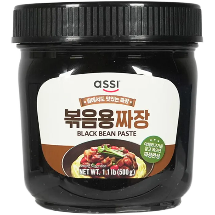 ASSI Black Bean Paste Schwarze Bohnenpaste 500G