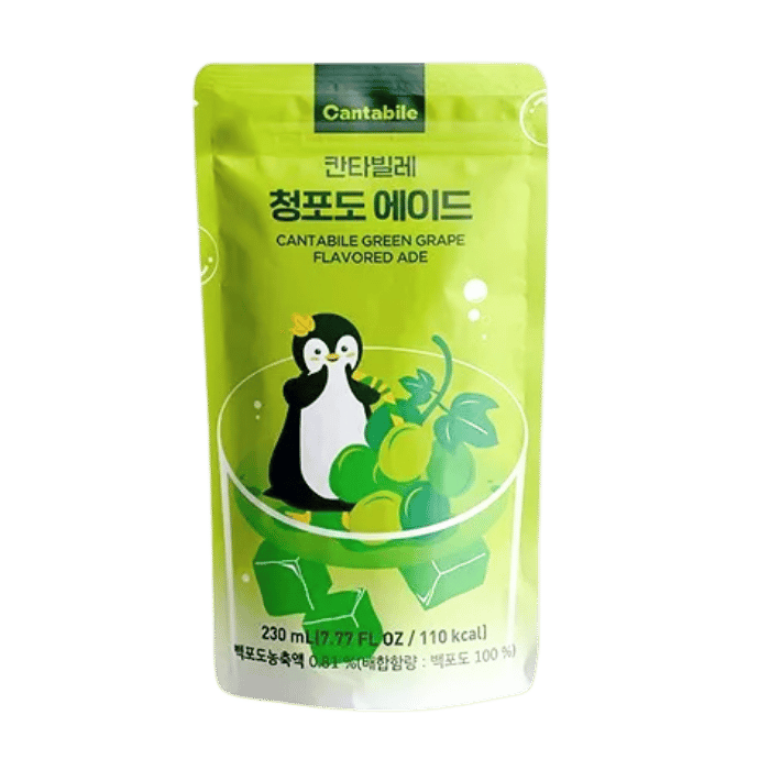 CANTABILE Flavoured Ade Green Grape 230ML
