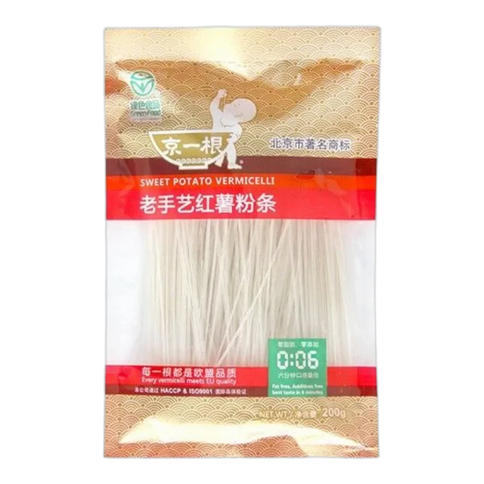 JING YI GEN Sweet Potato Noodle Wide 200G