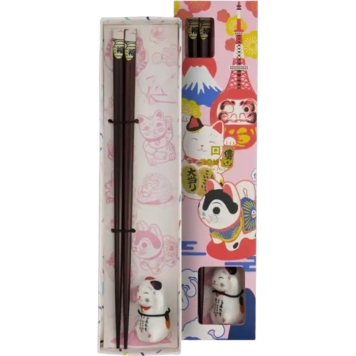 TOKYO DESIGN Chopstick Giftset Lucky Cat B