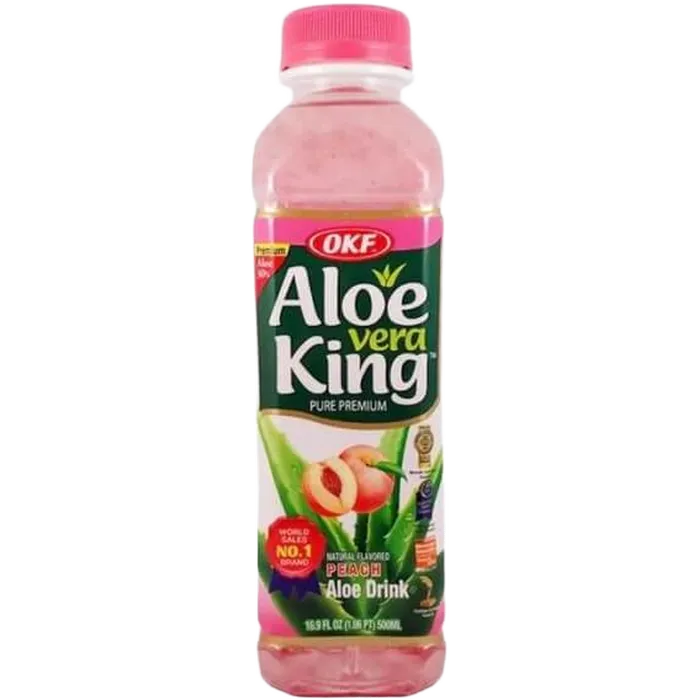 OKF Aloe Vera Drink Peach 500ML