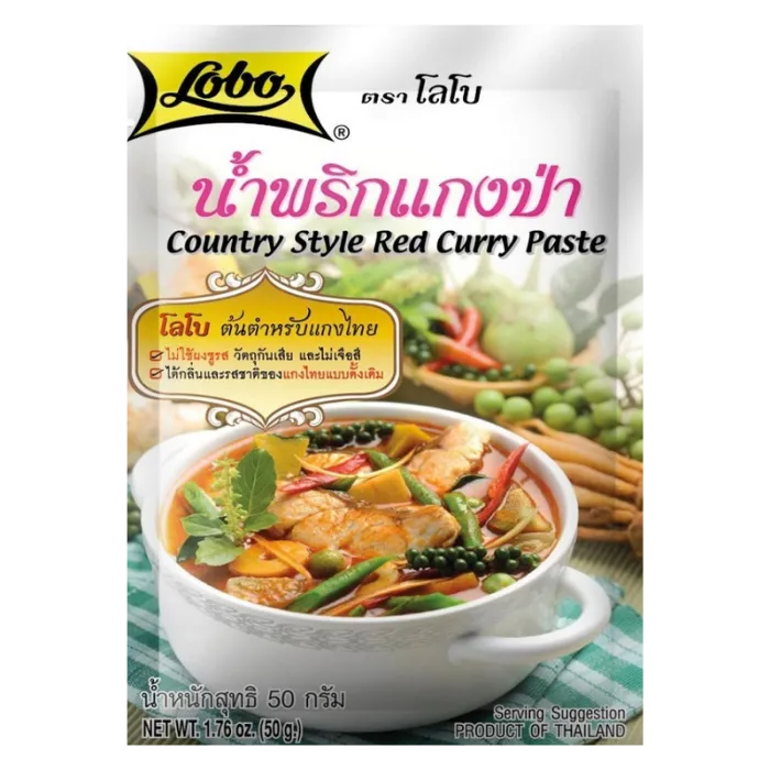 LOBO Würzpaste Country Style Red Curry Paste 50G