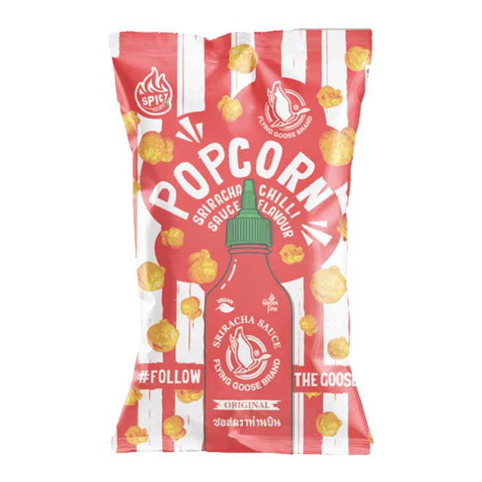 FLYING GOOSE Popcorn mit Sriracha 80g