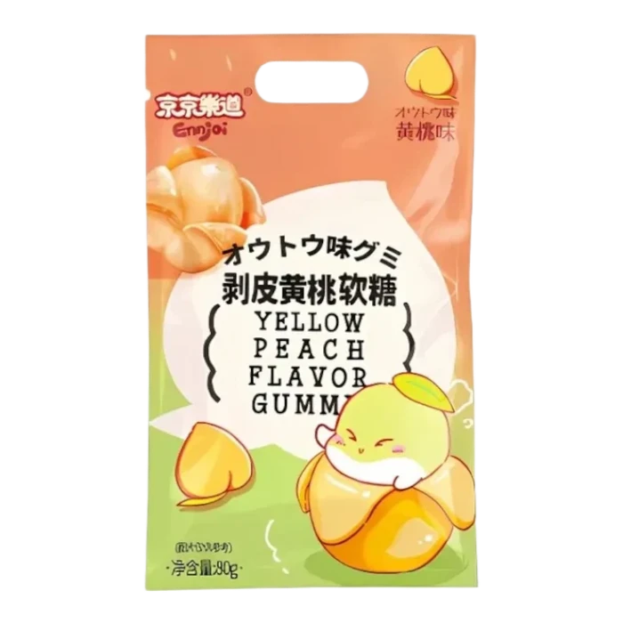 Ennjoi Yellow Peach Peeling Gummy Candy 80g