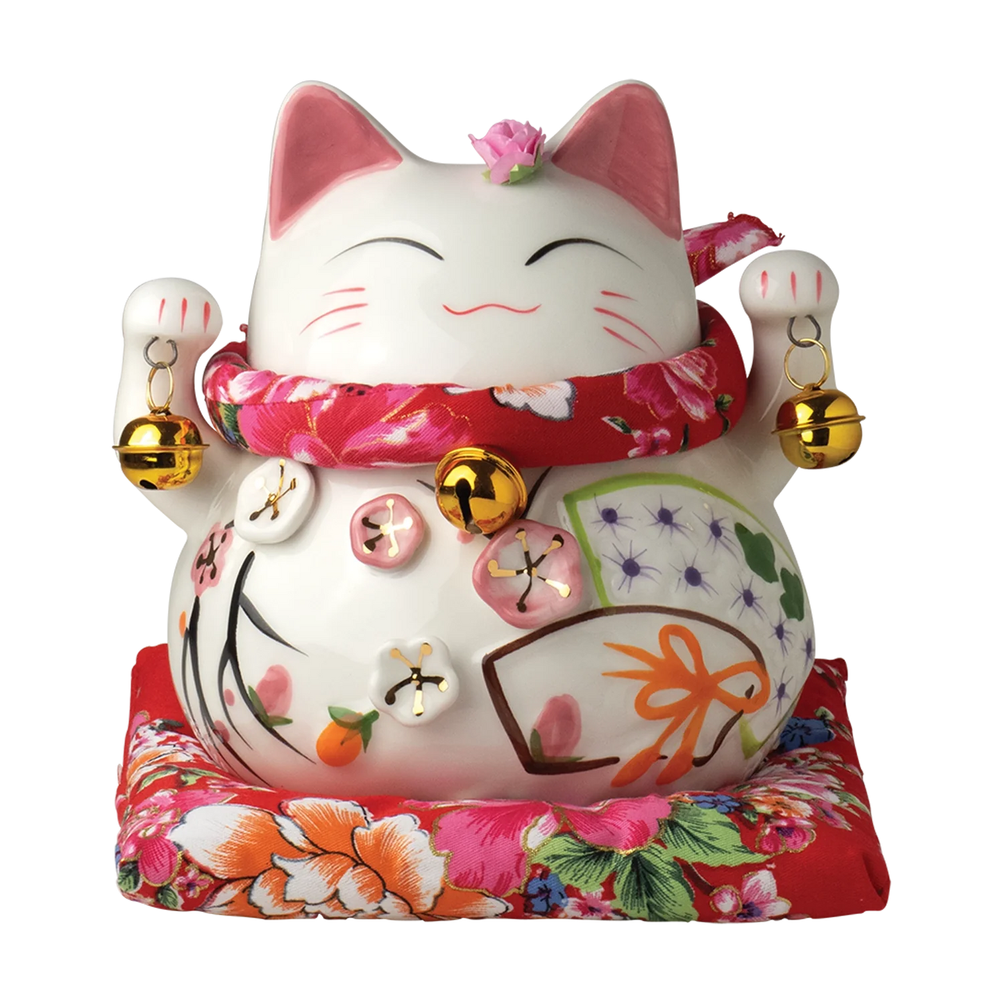 Jade Temple Porzellan Spardo. Maneki Neko Pink