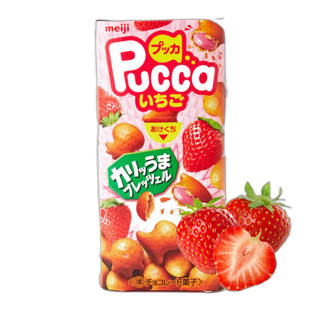 MEIJI Pucca Strawberry 39G