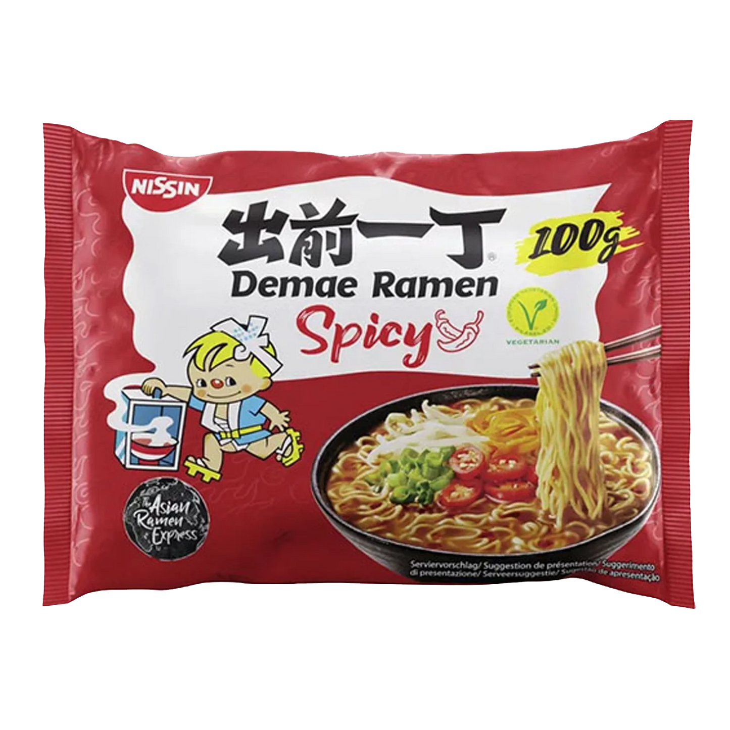 NISSIN Demae Ramen Spicy Flavor 100G