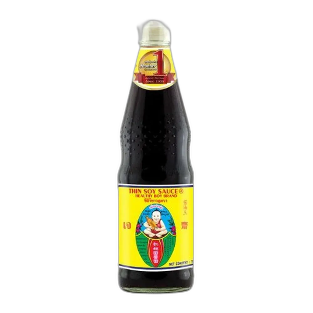 HEALTHY BOY Soja Sauce Hell – 700ML – Thai Light Soy Sauce