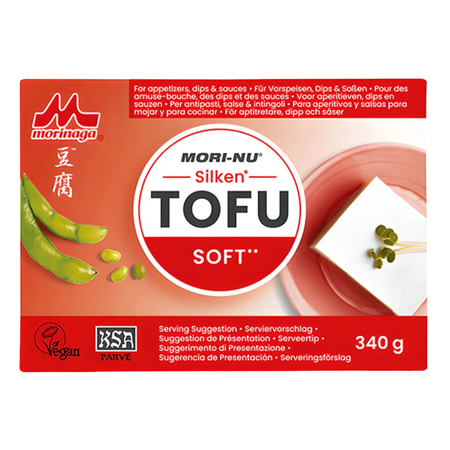 MORINAGA Mori-Nu   340G Silken Tofu Soft/Weich