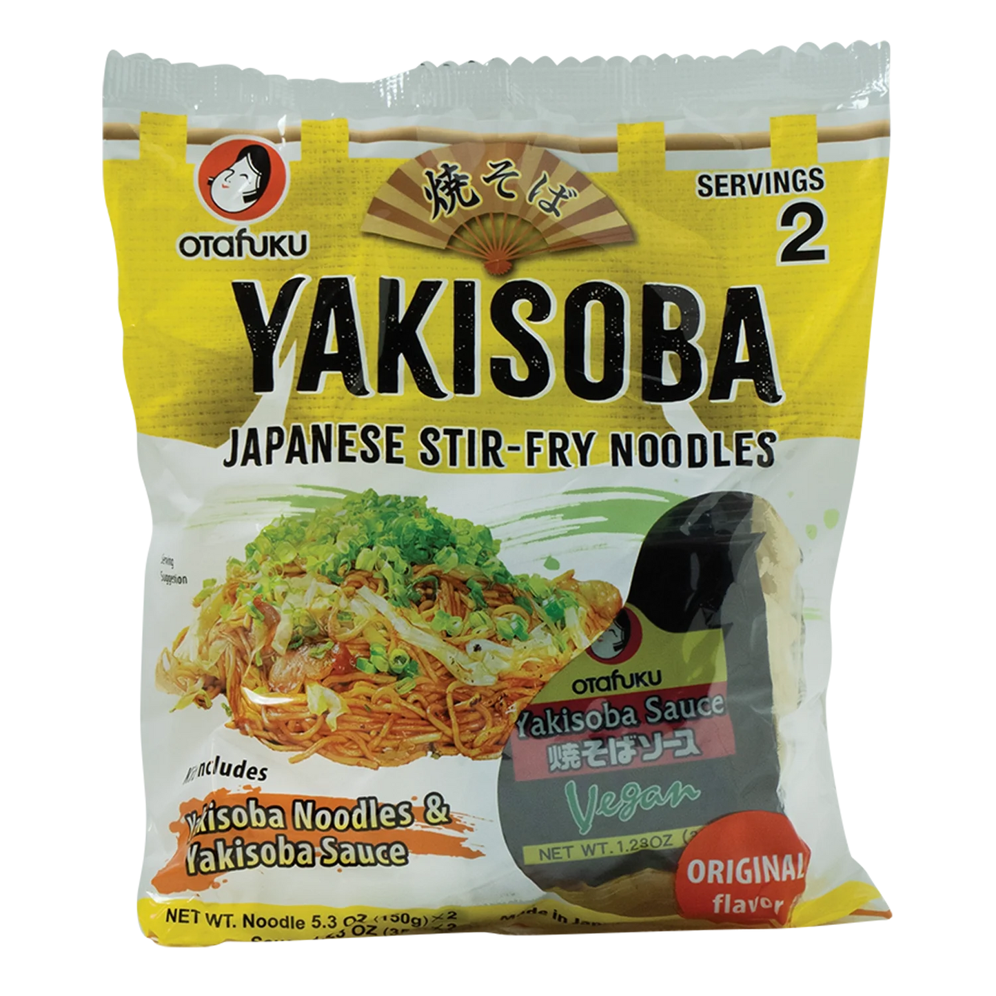 OTAFUKU Yakisoba Nudeln mit Sauce 185G