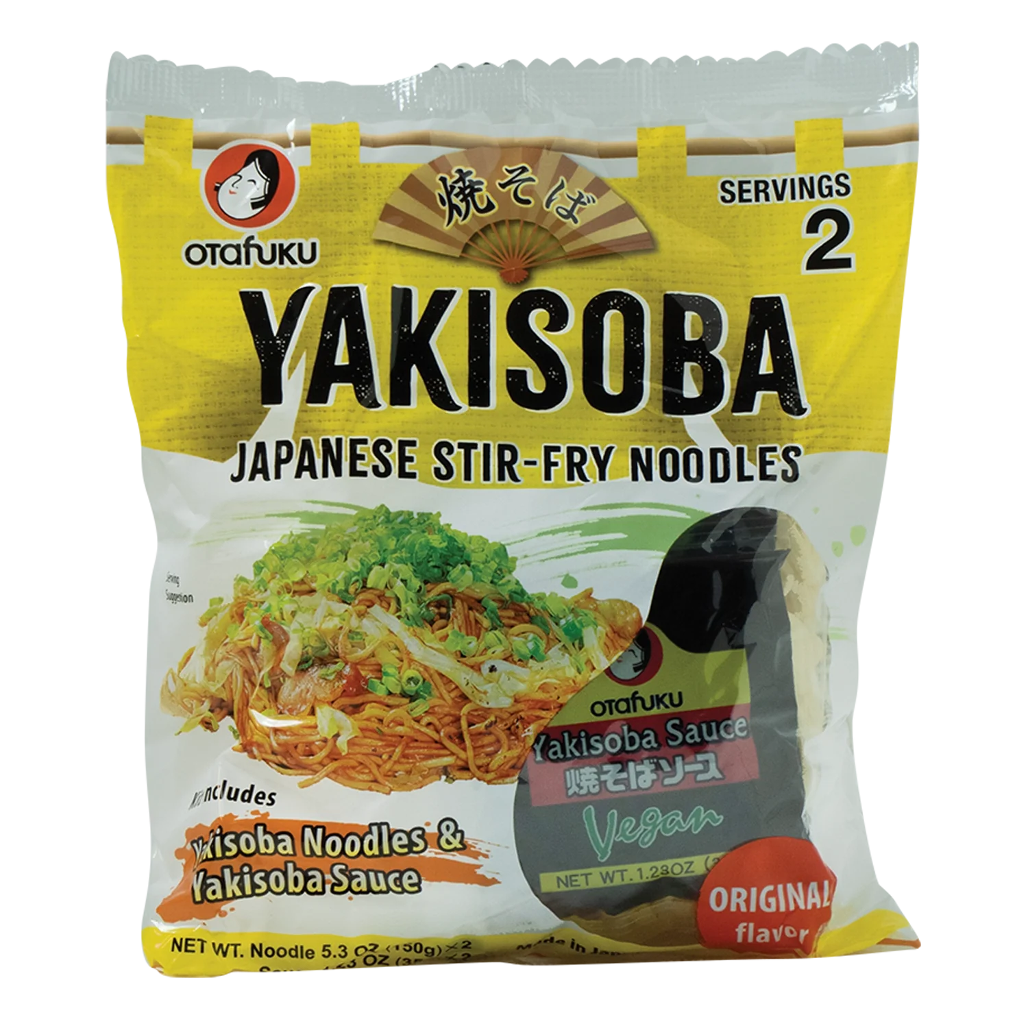 OTAFUKU Yakisoba Nudeln mit Sauce 185G