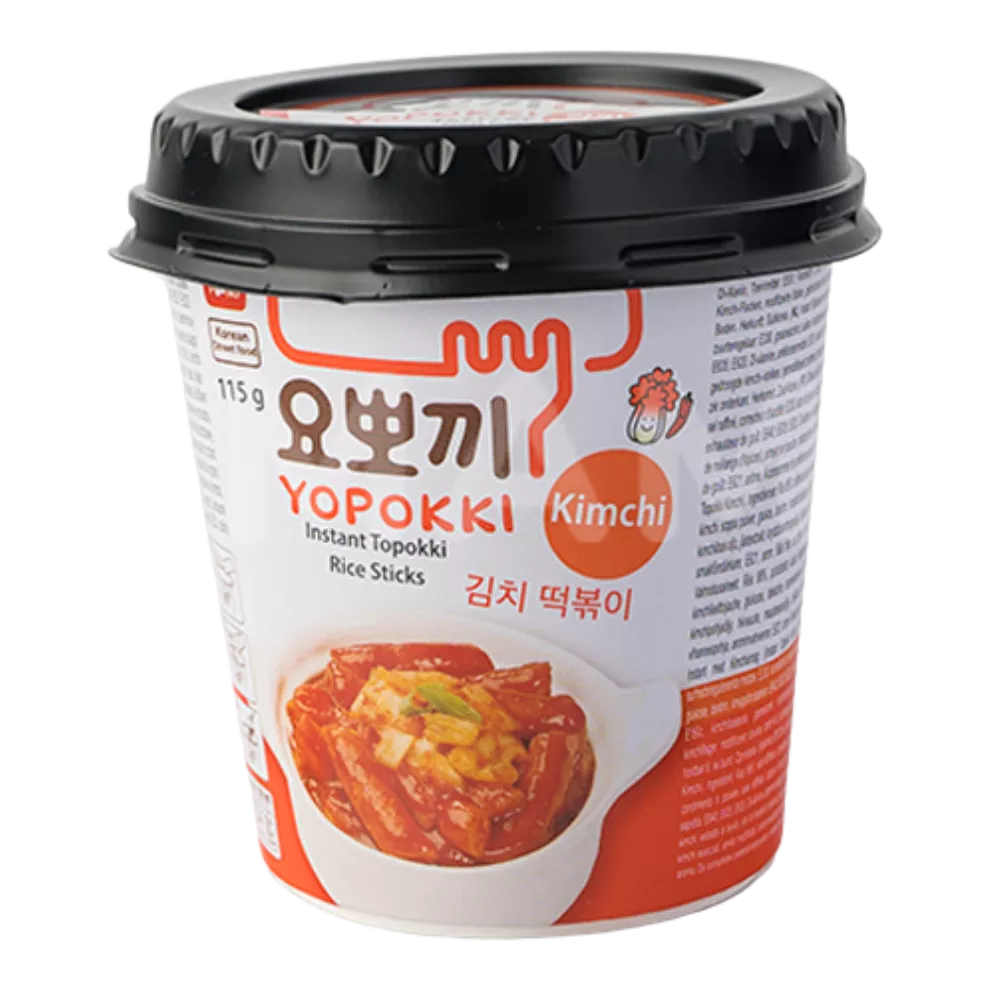 YOPOKKI Ricecake Cup Kimchi 115G