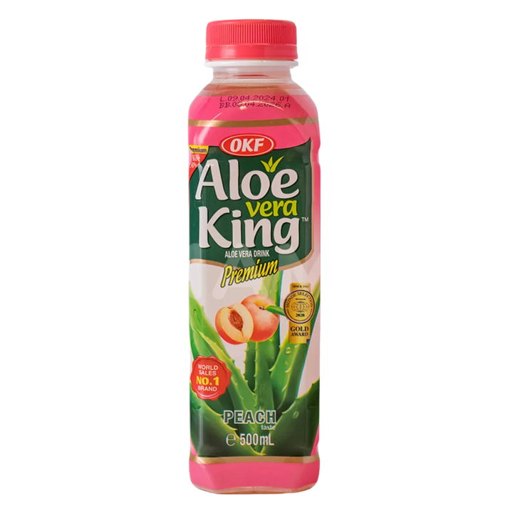 OKF Aloe Vera Drink Peach 500ML