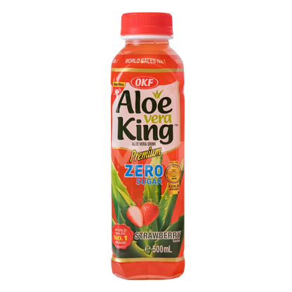 OKF Aloe Vera Getränk Erdbeer SugarFree 500ML