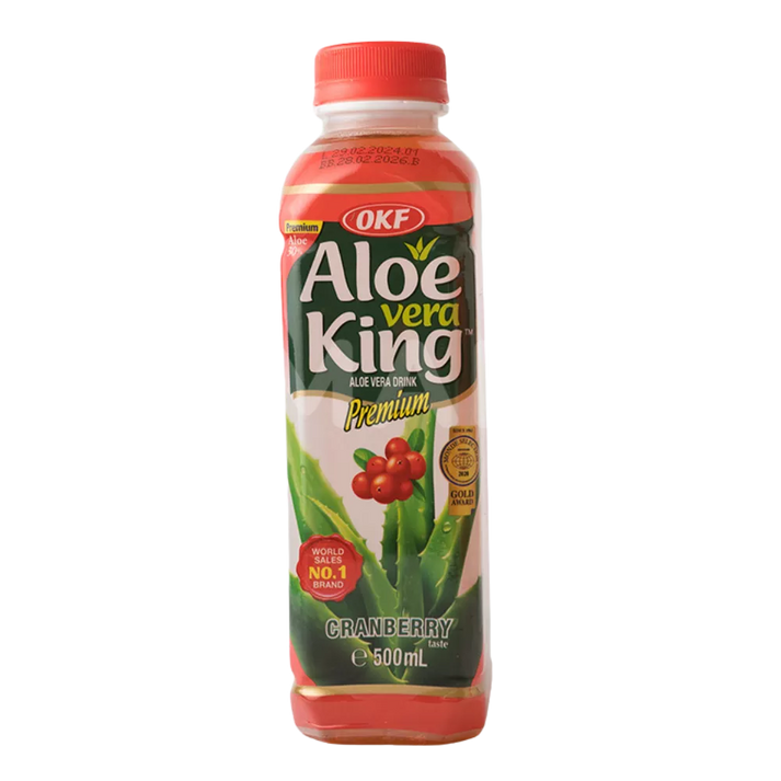OKF Aloe Vera Drink Cranberry 500ML