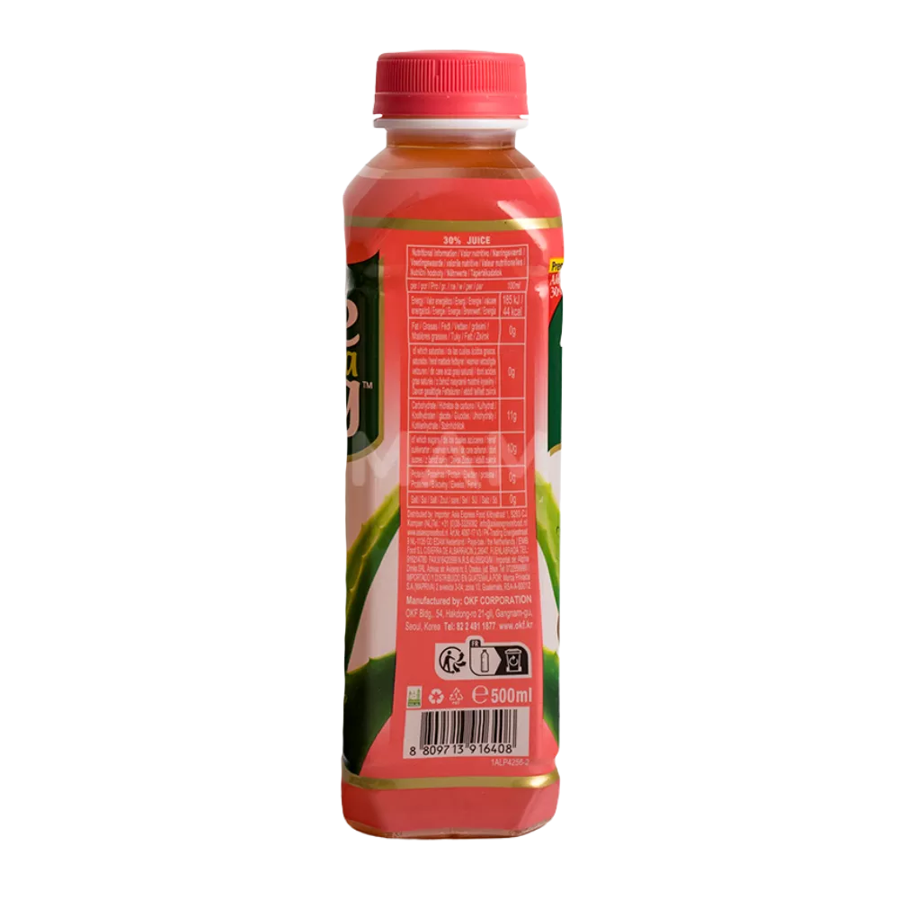 OKF Aloe Vera Getränk Himbeere 500ML
