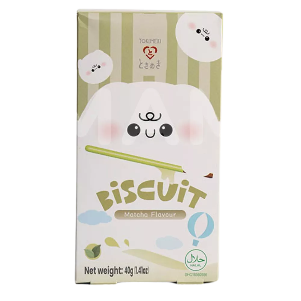 TOKIMEKI Biscuit Matcha Flavour 40G