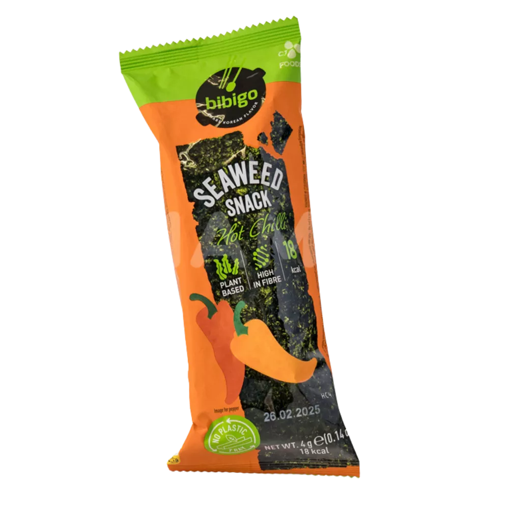 BIBIGO Seaweed Snack Hot Chilli 4G