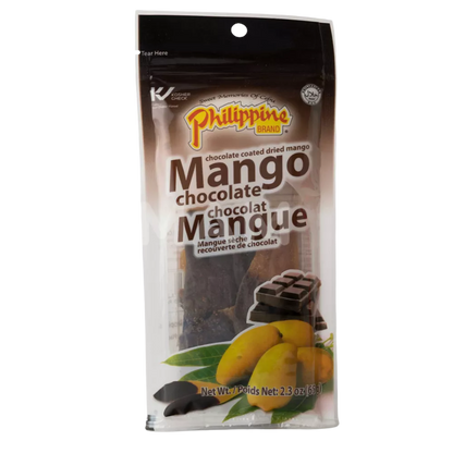 PHILIPPINE BRAND Dried Mangos Chocolate 68G