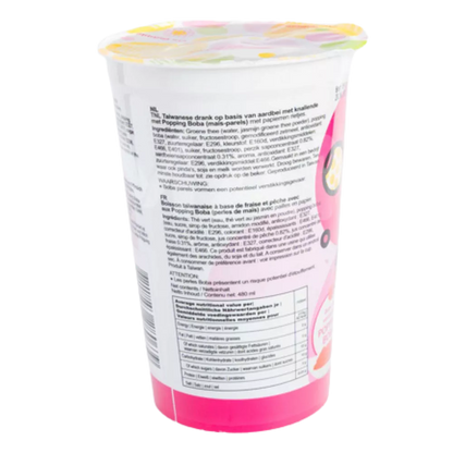 O'S Popping Boba Lychee Mango 2x480ML