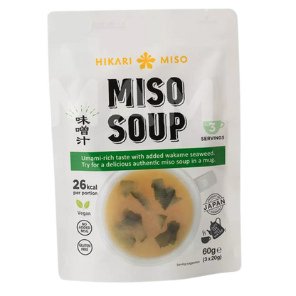 HIKARI MISO Instant Miso Miso Soup 3 Servings 60G