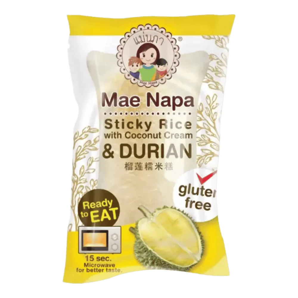 MAE NAPA Steamed Sticky Rice Cake Coco& Mango 80G