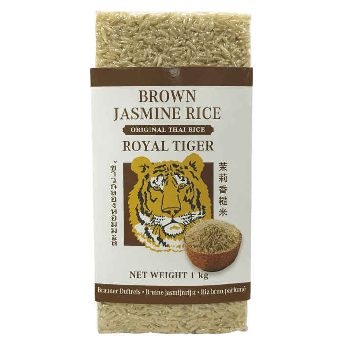 ROYAL TIGER Brown Jasmine Rice 1KG