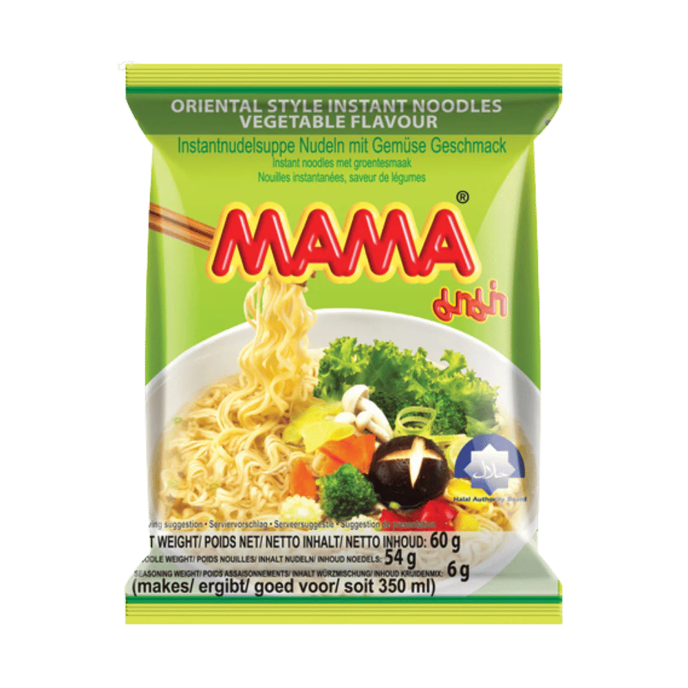 MAMA Instant Rice Noodles Vegetable Pk 60G