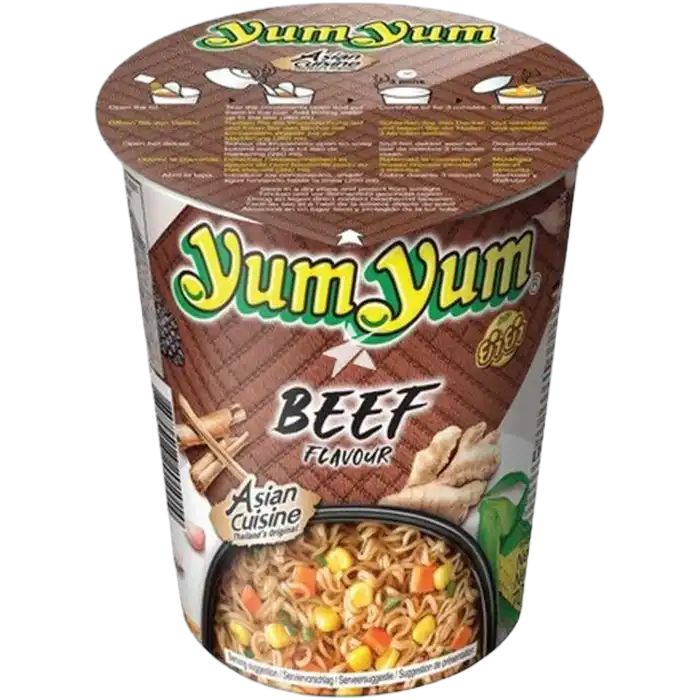 YUM YUM Instant Noodles Beef Cup 70g