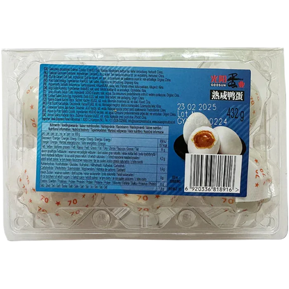 GOOSUN Enteneier Gekochte, gesalzen 432G