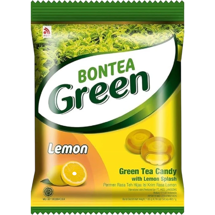 Green tea lemon candy 135G Bontea