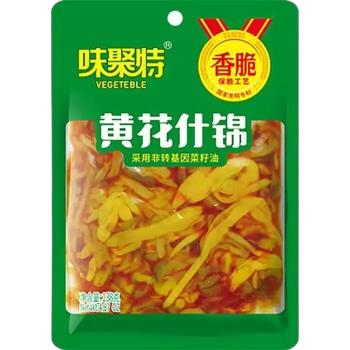 Pickled mustard vegetables with daylilies 138G