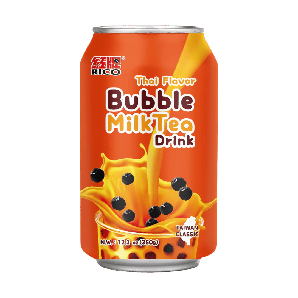 RICO Thai Flavor Bubble Milk Tea 350ML Dose