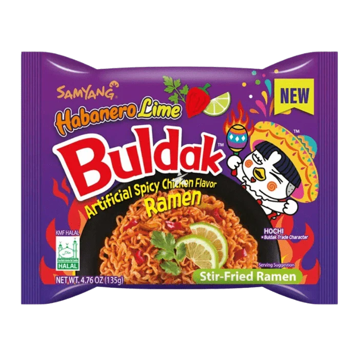 SAMYANG Buldak Habanero Lime Stir-Fry Ramen 135G