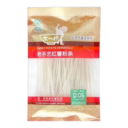 JING YI GEN Sweet Potato Noodle Wide 200G