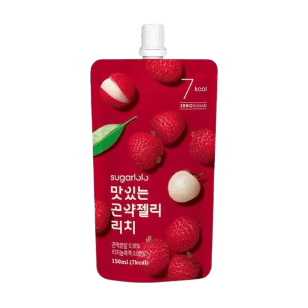 SUGARLOLO Konjac Jelly Lychee flavor 150G