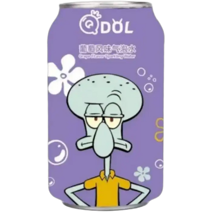 QDOL Spongebob Sparkling Drink Grape Flav. 330ML