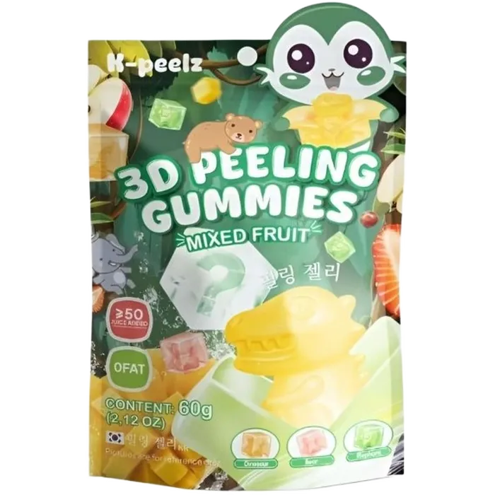 K-PEELZ Peelable Gummies Mixed Fruit 60G