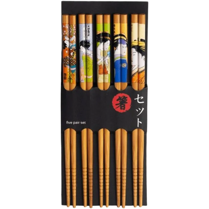 Essstäbchensatz 5 Paar Geisha 22,5cm