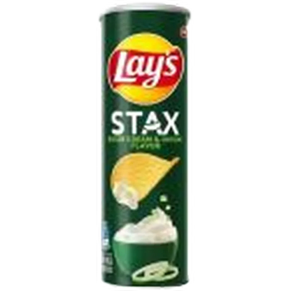 LAY'S Kartoffelchips Stax Sourcream&Onion 90G