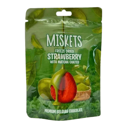MISKETS Erdbeeren mit Matcha überzogen 80g