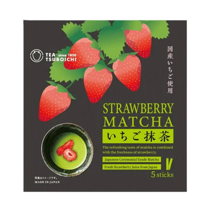 TSUBOICHI Erdbeeer Matcha Sticks 50g