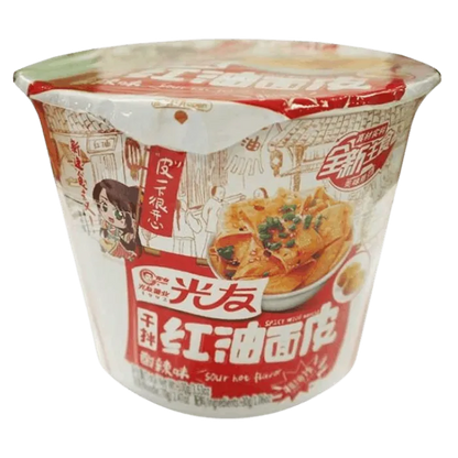 GY Spicy Wide Noodle Hot Sour  Bowl 110G