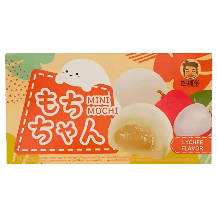 SZU SHEN PO Mini Mochi Lychee 80G