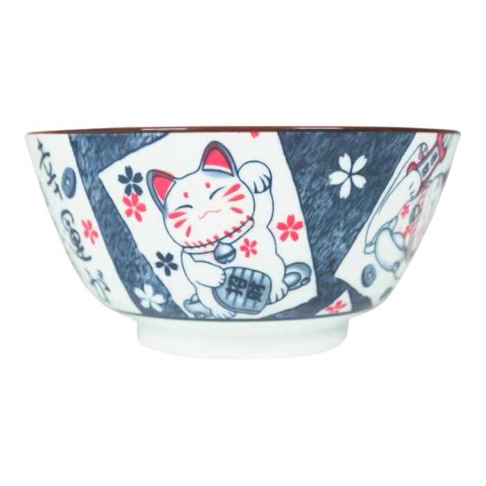 NF Glückskatze Keramikschale 17.2cm