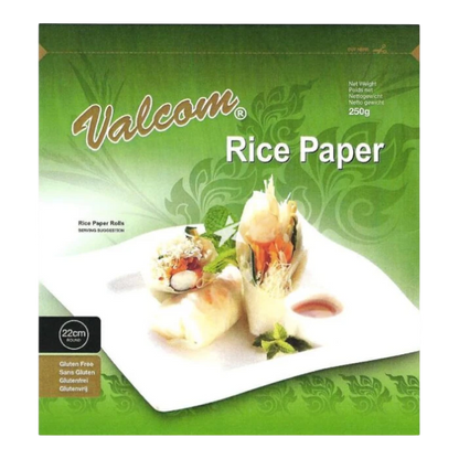 VALCOM Rice Paper 22CM Gluten Free 250G