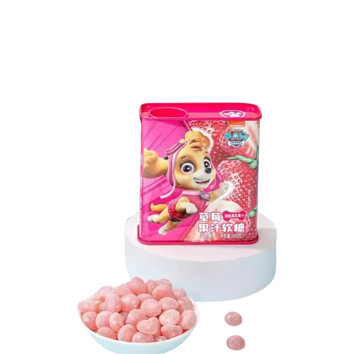 YIZHI Paw Patrol Strawberry Gummy Can 105G