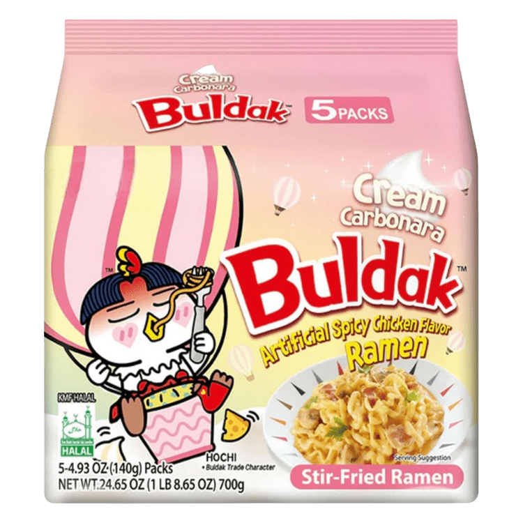 SAMYANG Buldak Ramen Cream Carbonara 5x140G